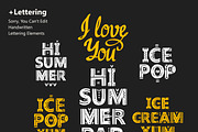 Summer Mood, Watercolor Set With Ice, a Pattern Graphic by Mona Monash (Thumbnail 10 of 13)
