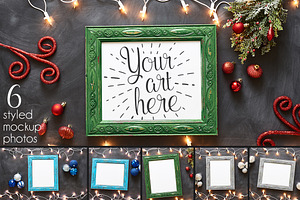 Deck the Halls Frames and Ornaments 