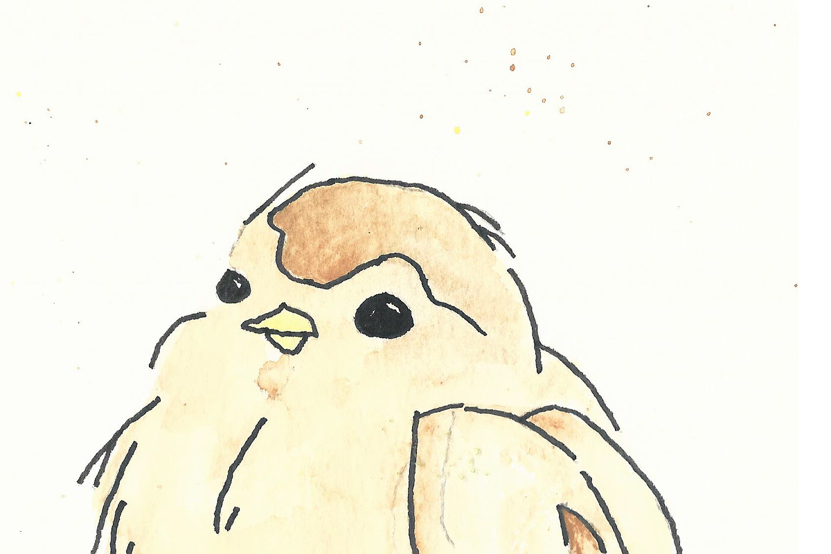 Little Birdie Watercolor, an Illustration by WeavaBird (Photo 1 of 3)