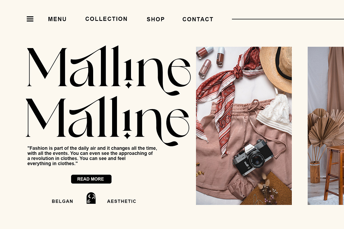 Belgan Aesthetic, a Serif Font by INKSUN™ (Photo 3 of 16)