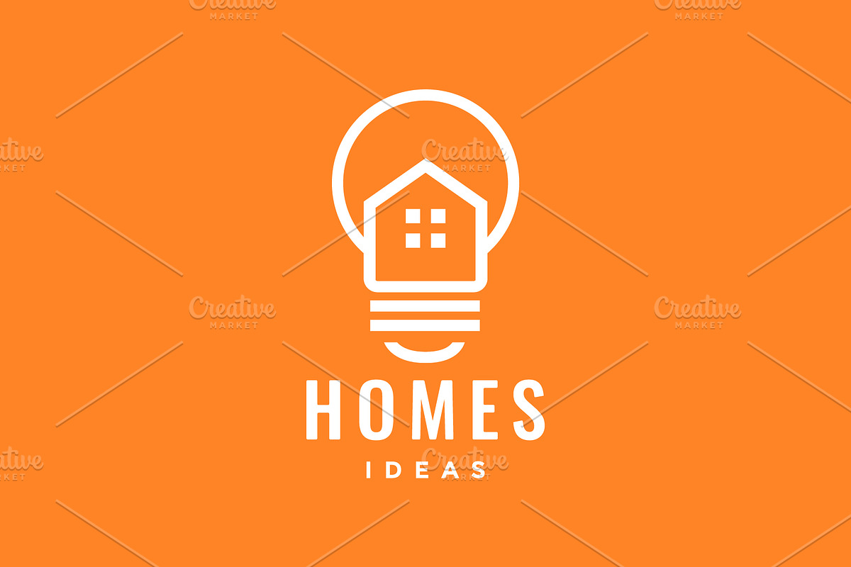 lamp home architecture logo, a Branding & Logo Template by devastd