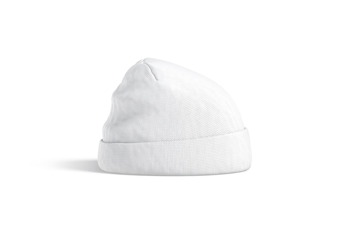 White Winter Knitted Beanie 3D Model, an Object 3D Model by rebrandy (Photo 4 of 9)