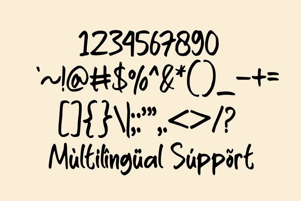 Mbaleni - Handwritten Font, a Handwritten Font by GFRcreative (Photo 3 of 4)