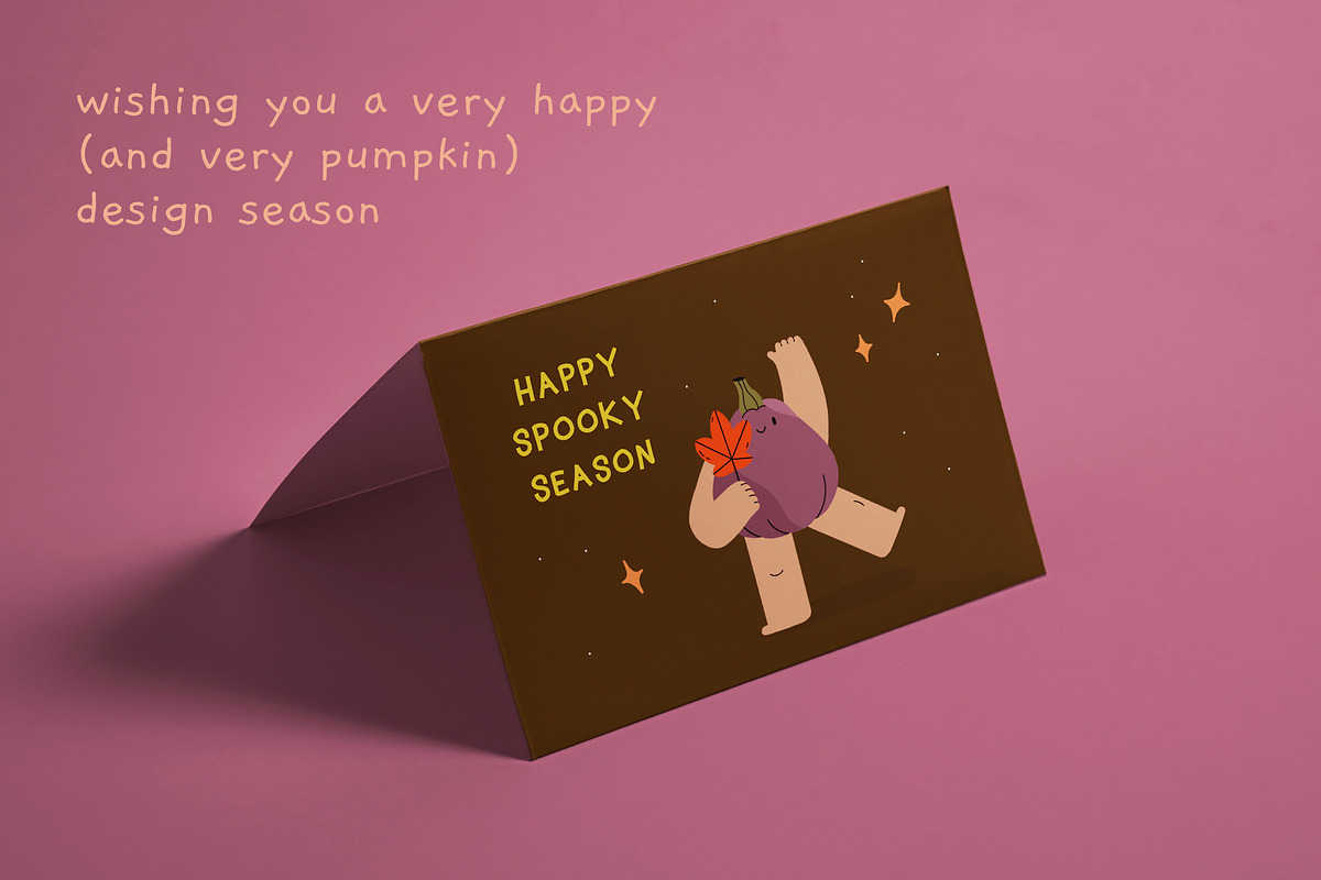Pumpkin Season Pattern + Characters, a Pattern Graphic by iliveinoctober (Photo 11 of 11)