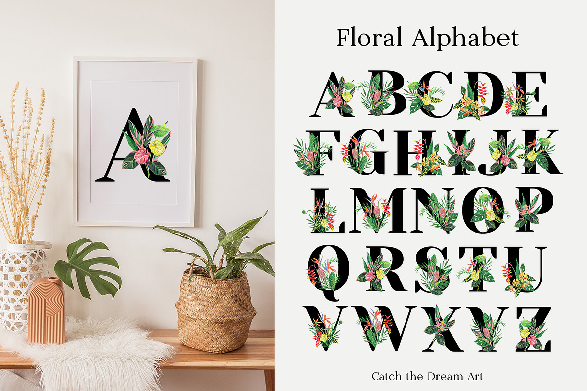 Extravagant Tropics Gouache Florals, a Seasonal Illustration by Catch the Dream Art (Photo 9 of 12)