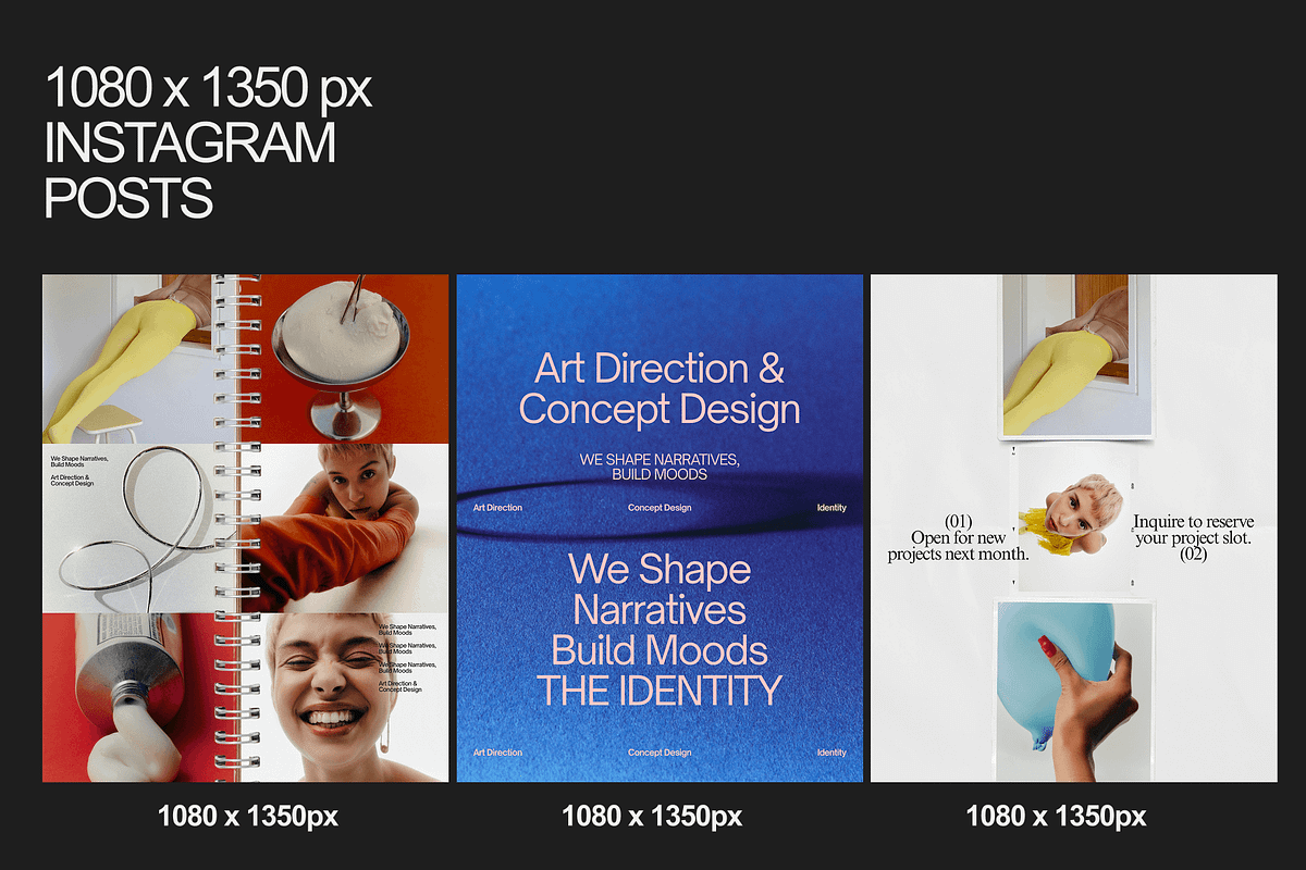 Creative Agency Social Media Kit, a Social Media Template by Of July Studio (Photo 8 of 8)