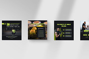 Canva Gym & Fitness Instagram Post, a Social Media Template by TheBrightGrap (Thumbnail 7 of 17)