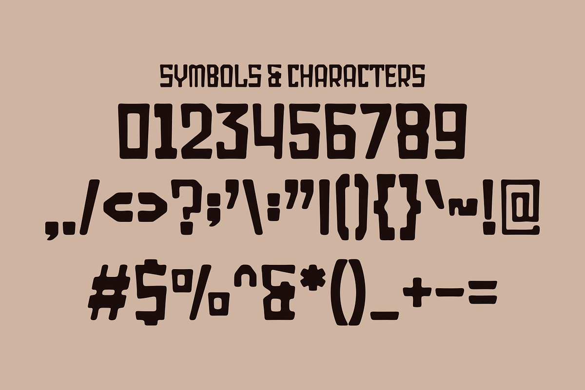 Sajog - Display Font, a Sans Serif Font by lelevien (Photo 3 of 4)