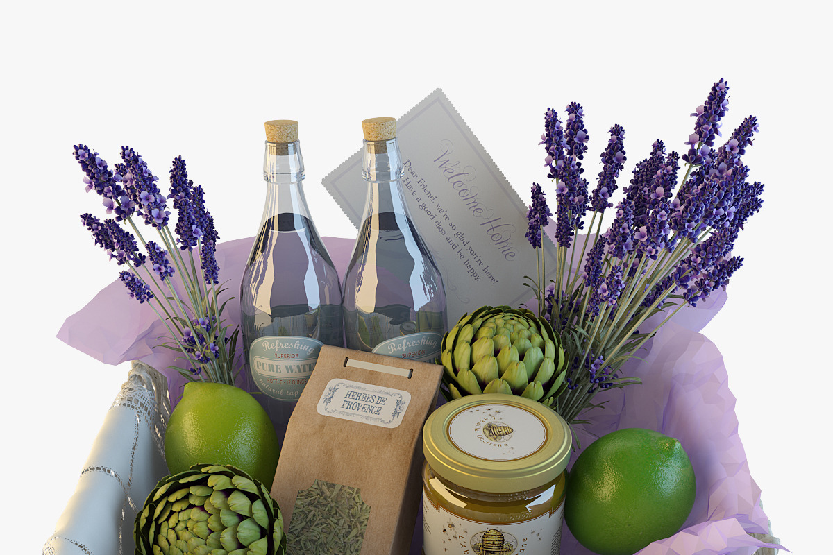 Provence decor basket, an Object 3D Model by kookamunga (Photo 3 of 7)