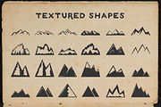 24 vintage mountain shapes, an Object Graphic by AkimD (Thumbnail 3 of 6)
