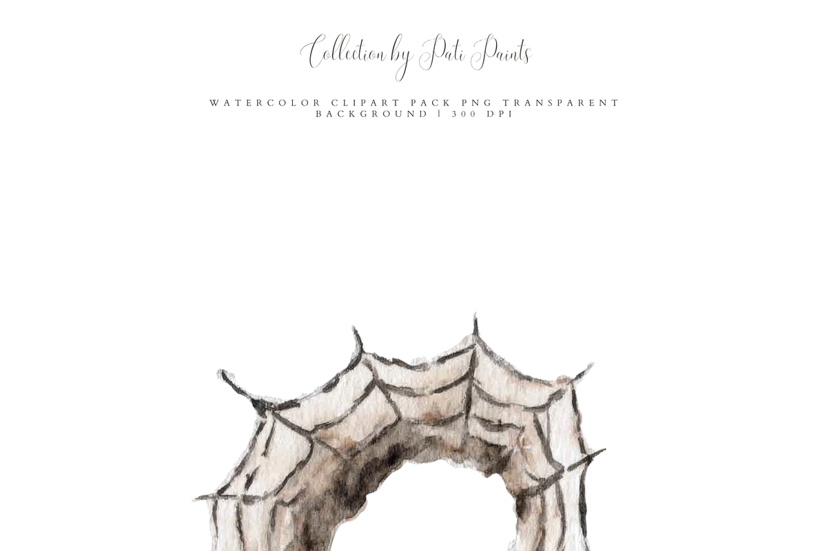 Watercolor Witchy Halloween Clipart, an Illustration by Pati Paints (Photo 4 of 10)