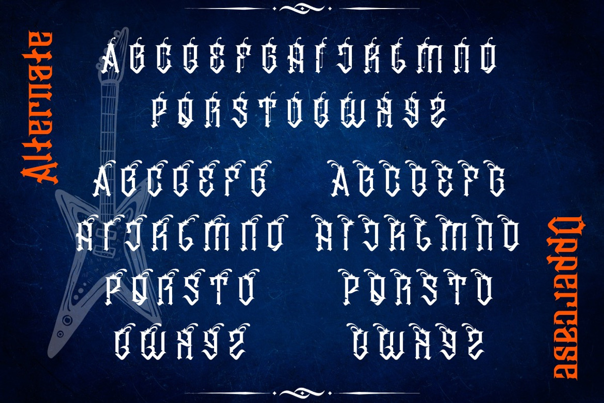 Zeularys - Decorative Blackletter, a Blackletter Font by Dhabee (Photo 6 of 16)