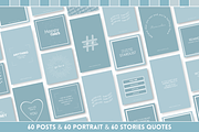 Blue Instagram Templates Bundle, a Social Media Template by SunshineStudioBoutique (Thumbnail 7 of 10)