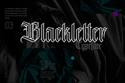 Avestrava Outermost, a Blackletter Font by ilhamtaro (Thumbnail 3 of 11)