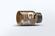 Pill Cosmetics Glass Bottle Mockup, an Advertising Mockup by Hubzway (Thumbnail 3 of 9)