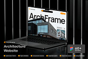 ArchFrame Architecture Website UIKIT, an UI Kit Template by Creative Perspective (Thumbnail 1 of 7)