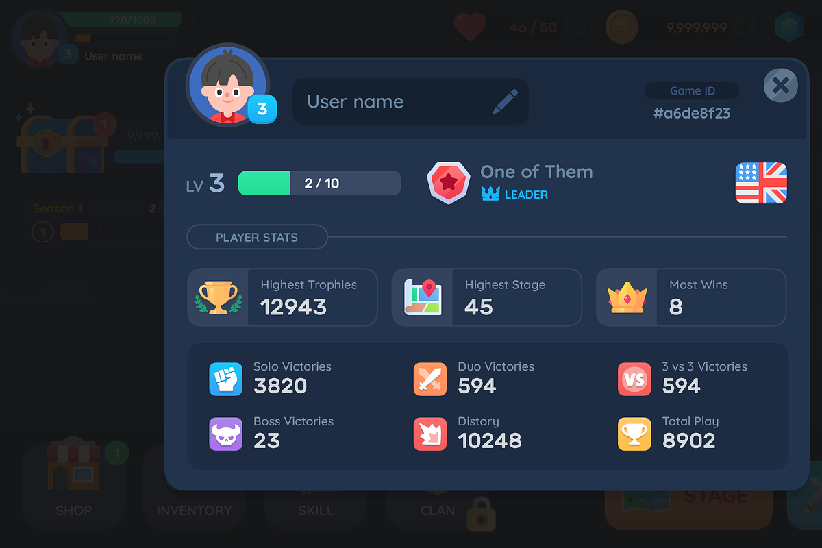 GUI Pro - Simple Casual, an UI Kit Template by LAYERLAB (Photo 29 of 108)