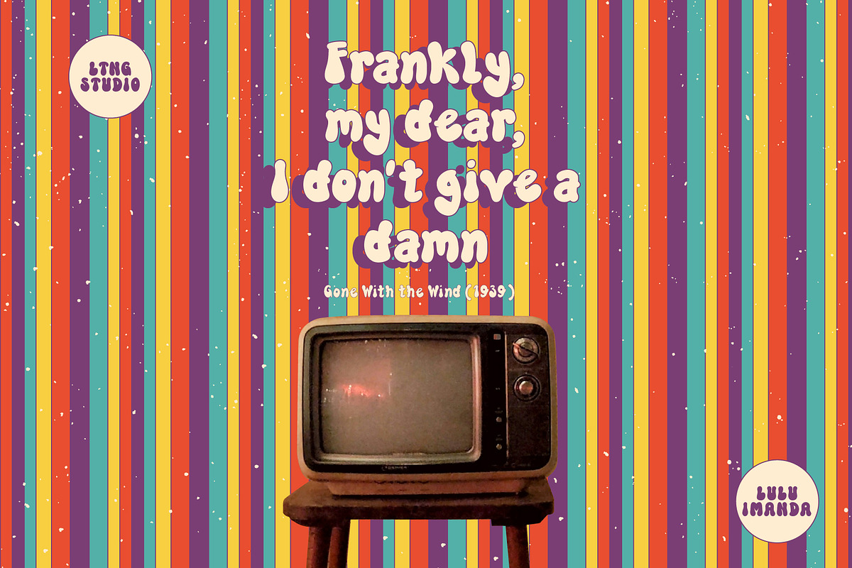 JellyPop Retro Groovy, a Blackletter Font by LTNG STUDIO (Photo 4 of 9)