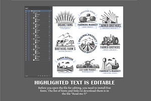 18 Farm Logos Templates