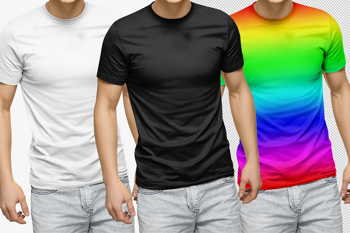 Realistic T-Shirt Mock-Up, a Shirt Mockup by Mock-up Store (Photo 8 of 8)