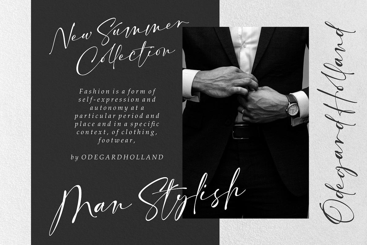 Callient - Modern Signature, a Script Font by ErgibiStudio (Photo 3 of 10)
