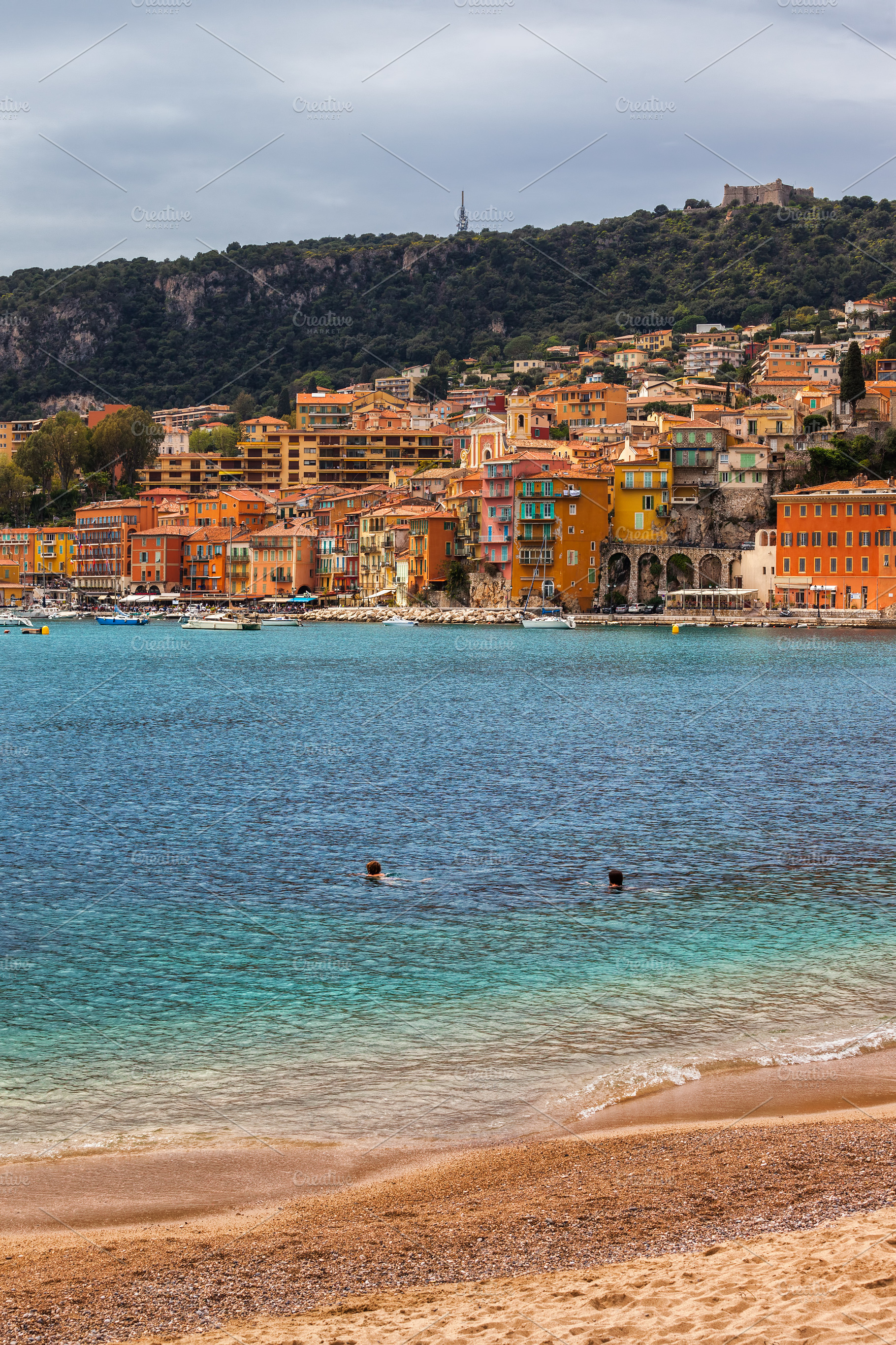Villefranche sur mer in france stock photo containing villefranche and sur, a Nature Photo by Artur Bogacki