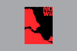 Anti-militarist Vector Poster Set.