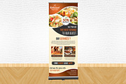 Restaurant Rollup Banner, a Flyer Template by Creative  designer (Thumbnail 2 of 2)