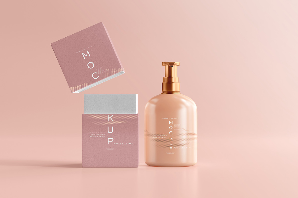 390+ Cosmetic Branding Mockup Scenes, a Cups & Container Mockup by pmvch (Photo 218 of 367)