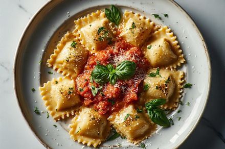 Pasta Dish italian stock image, a Photo by ComfortQ