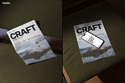 Newsprint Magazine Mockup Set, a Books & Magazine Mockup by Mocku (Thumbnail 14 of 21)