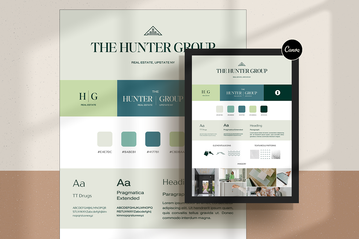Real Estate Brand Board, a Branding & Logo Template by Creatif Foundry (Photo 1 of 6)