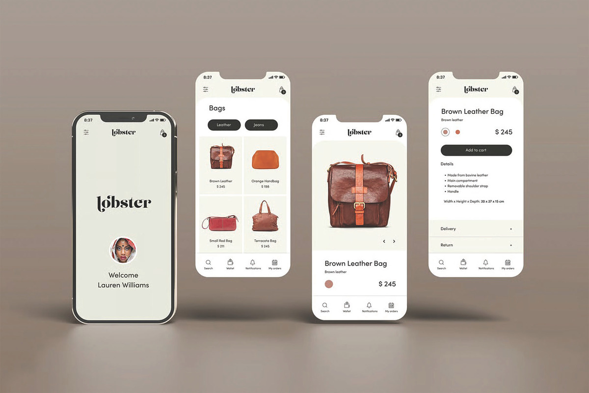 Smartphone Screen Mockup –Mobile App, an iPhone Mockup by DesignRushMarket (Photo 12 of 12)