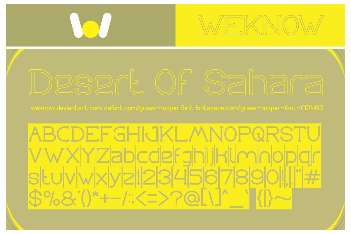 grasshopper font preview 5