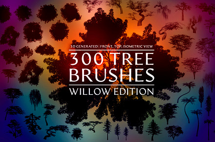 Tree Brushes - Willow Edition, a Brush Add-On by xresch