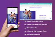 GYM AND FITNESS WIX TEMPLATE, a Templates & Theme by Sipi_Graphics (Thumbnail 3 of 3)