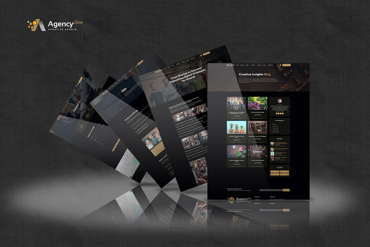 Agency One -Agency Elementor Pro Kit, a Websites & App Template by Select Agency Designs (Photo 7 of 8)