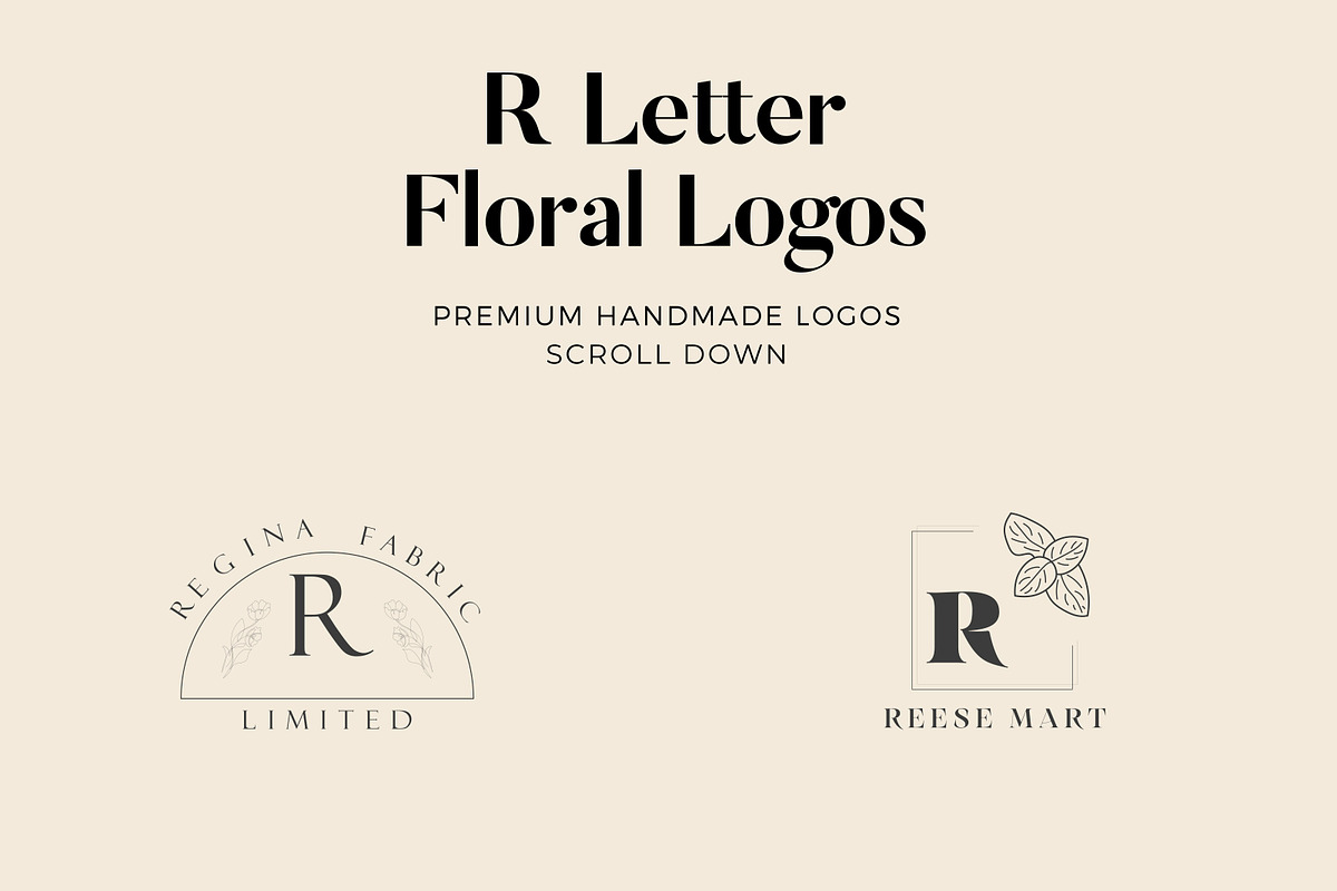 520 A to Z Floral Logos Bundle, a Branding & Logo Template by AN Productions (Photo 144 of 223)