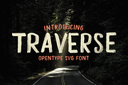 Traverse - Hand Drawn Font SVG + OTF, a Font by Surplus Type Co (Thumbnail 1 of 7)