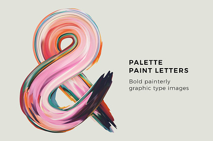Palette Paint Letters