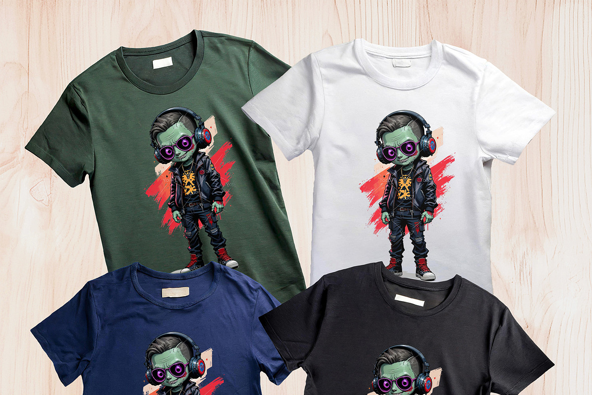 Cool Zombie Kids Clipart, a Person Illustration by yod67 (Photo 7 of 7)