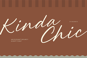 Kinda Chic | Bouncy Font