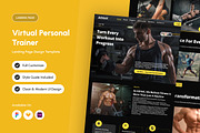 AthleX – Virtual Trainer Landing Pag, a Landing Page Template by productype1 (Thumbnail 1 of 5)