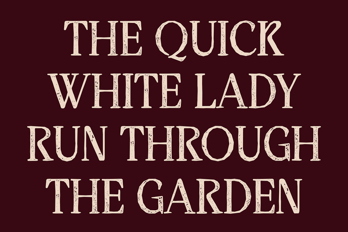 CS Quiles Stamp, a Serif Font by Craft Supply Co. (Photo 4 of 8)
