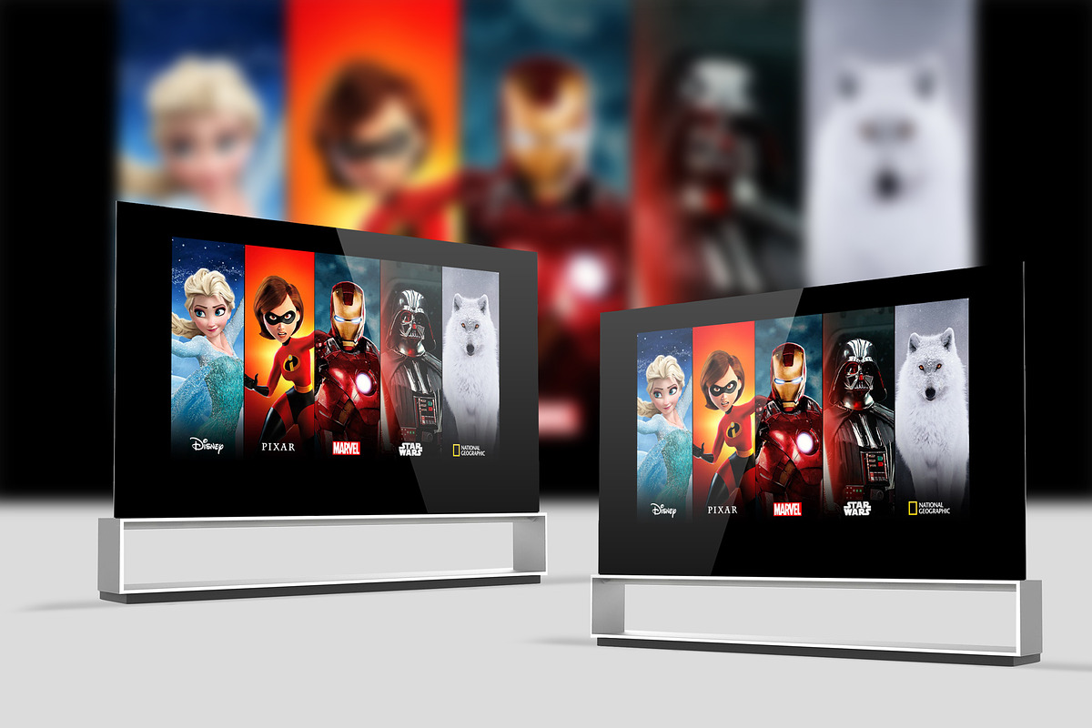 4K OLED TV Mockup, a Product Mockup by Design by Mirko (Photo 4 of 8)