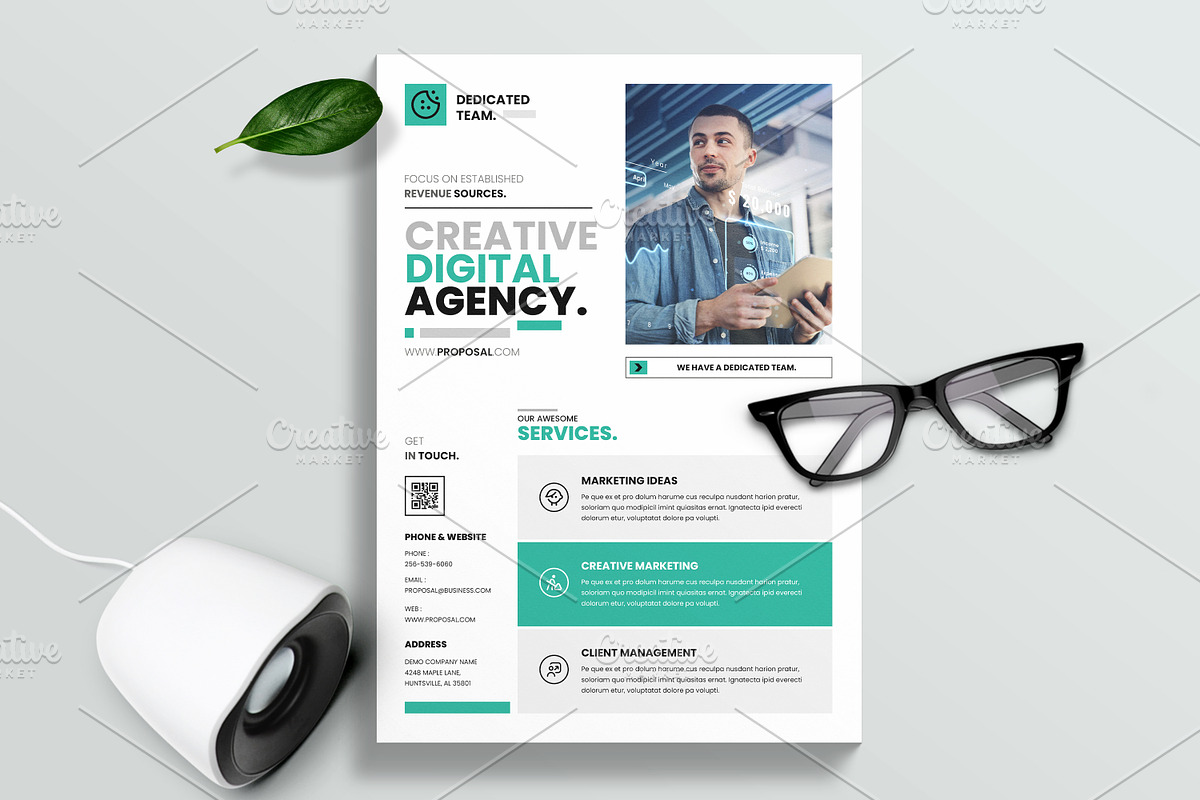 Business Flyer Template, a Flyer Template by FlyeredTemplate (Photo 1 of 4)