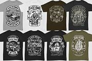 250 Retro Tshirt Designs Bundle #4, an Illustration by roach_graphic (Thumbnail 9 of 34)