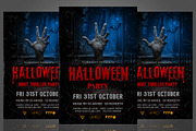 Halloween Party, a Flyer Template by Flyerkart (Thumbnail 1 of 3)