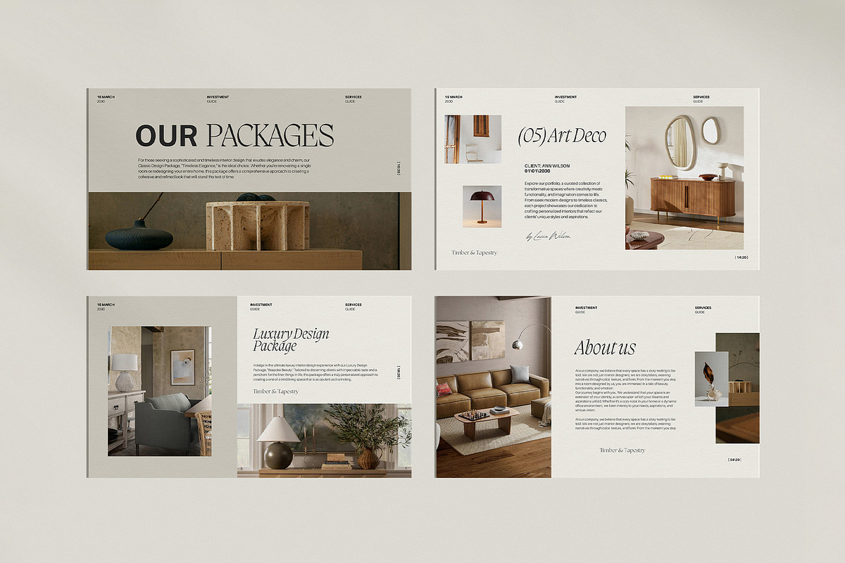 Interior Design Investment Canva, a Presentation Template by Amaré Creative (Photo 6 of 7)