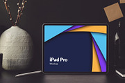 24 iPad Pro Mockup #1, an iPad Mockup by Walentin (Thumbnail 10 of 25)